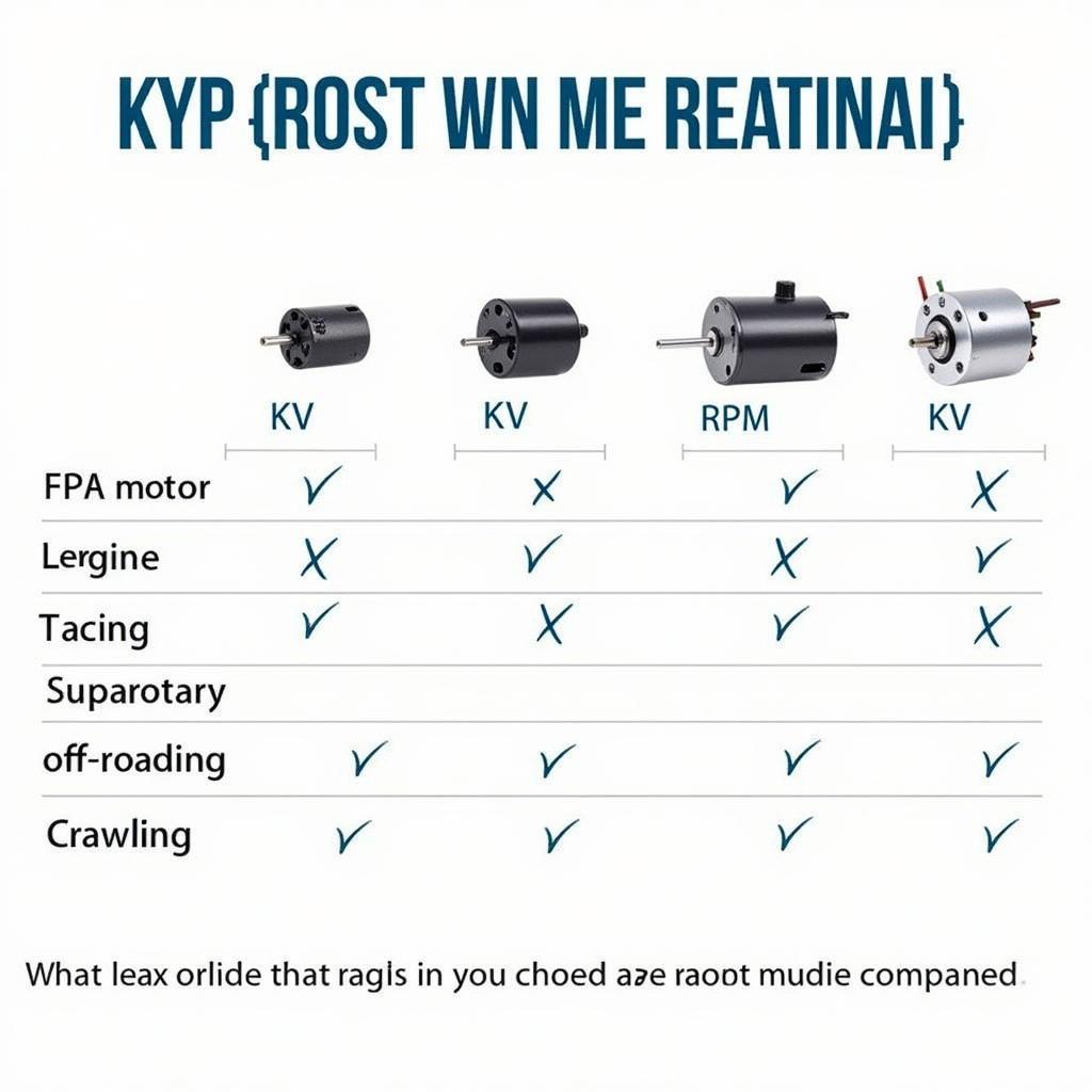 RC Motor KV Ratings and Performance