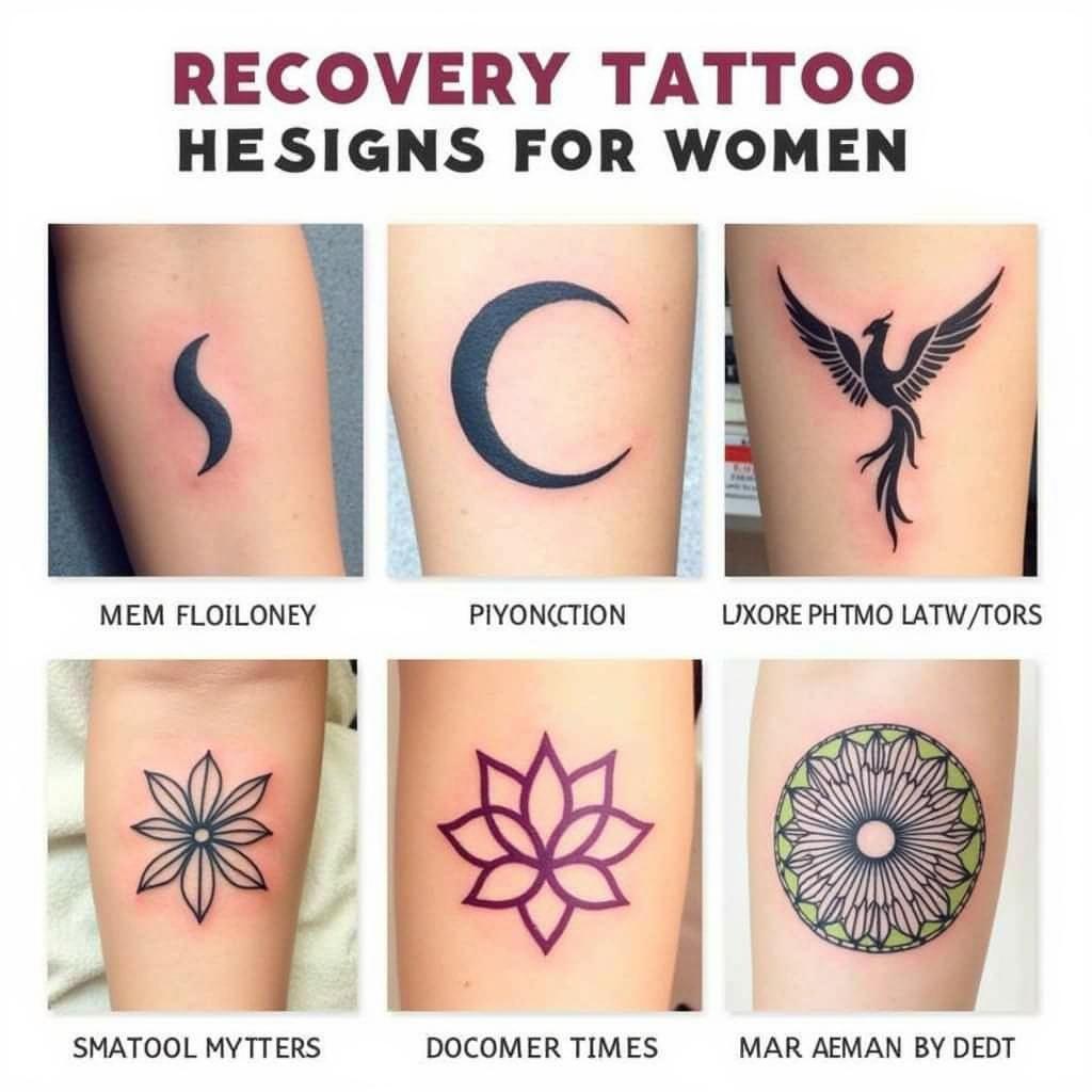 Recovery Tattoo Designs for Women