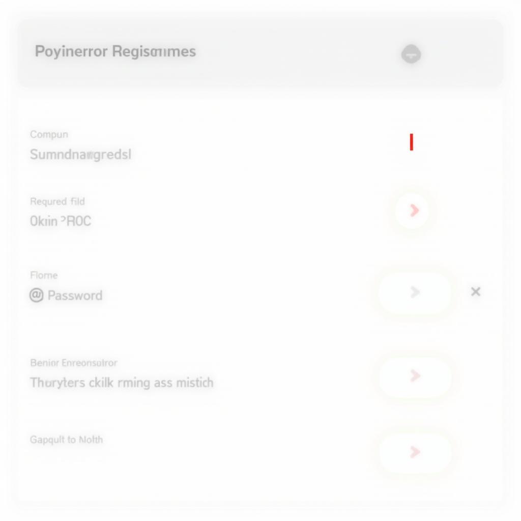 Common Registration Form Errors