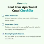 Apartment Rental Checklist
