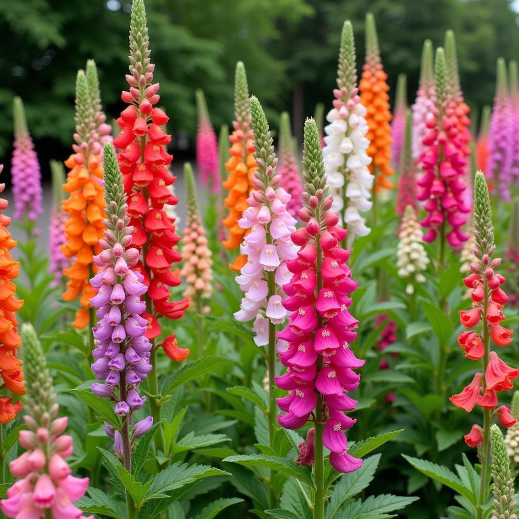 Rocket Snapdragons in Full Bloom