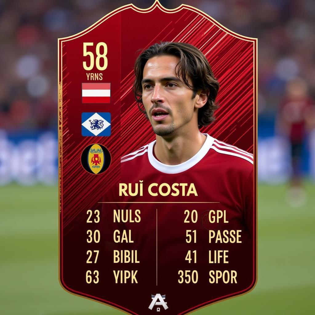 Rui Costa FIFA 23 Card Stats