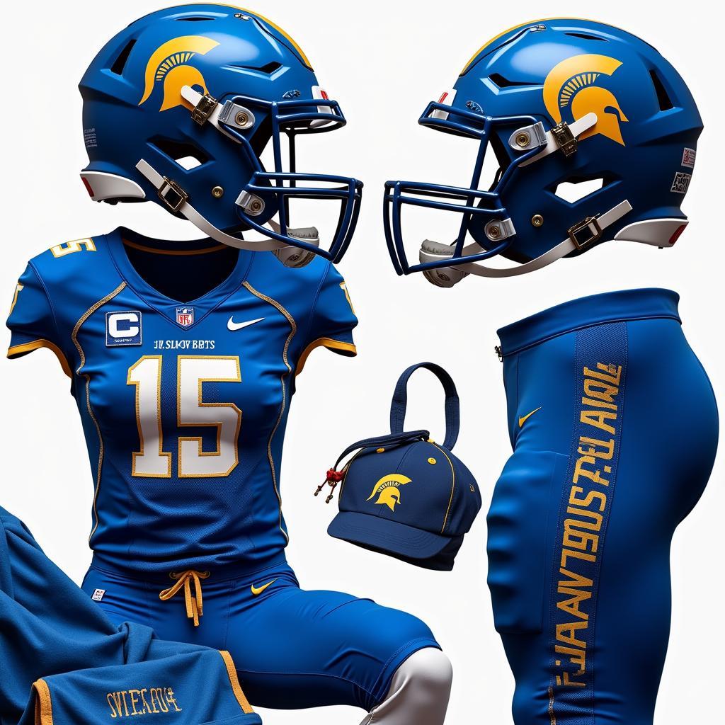 San Jose State Football Uniforms: Design Elements