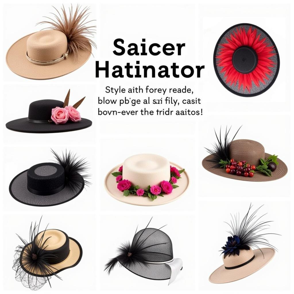 Various Saucer Hatinator Styles