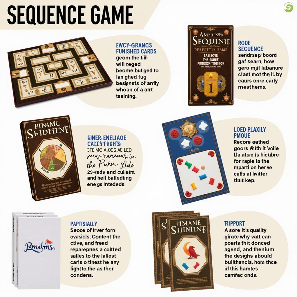 Sequence Game Deluxe Edition Components