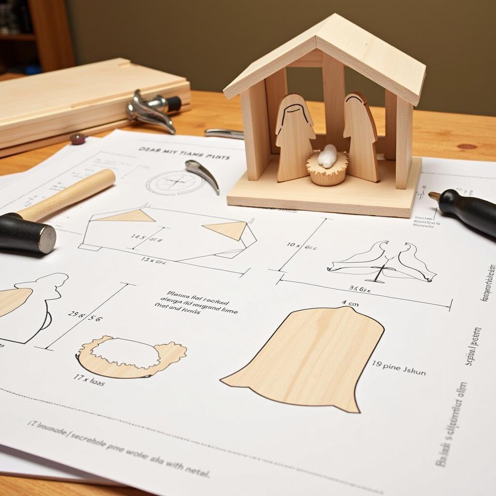 Simple Wooden Nativity Scene Plans