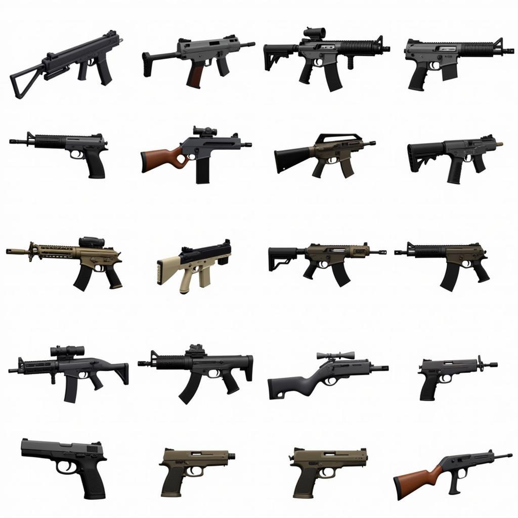 Variety of Gun Mods in Sims 4