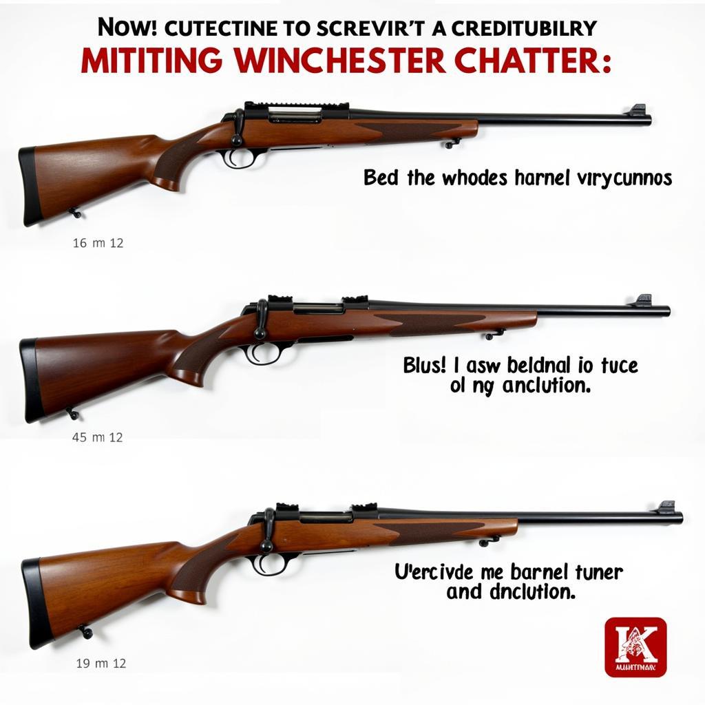 Various methods to reduce barrel chatter