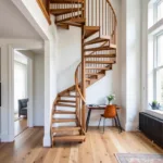 Spiral Staircase Space-Saving Design