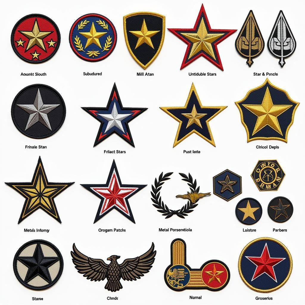 Different Types of Star Army Patches