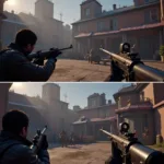 Stick and Split Communication in FPS Games