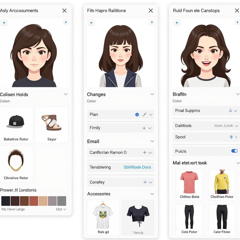 StylePlus Avatar Customization Options