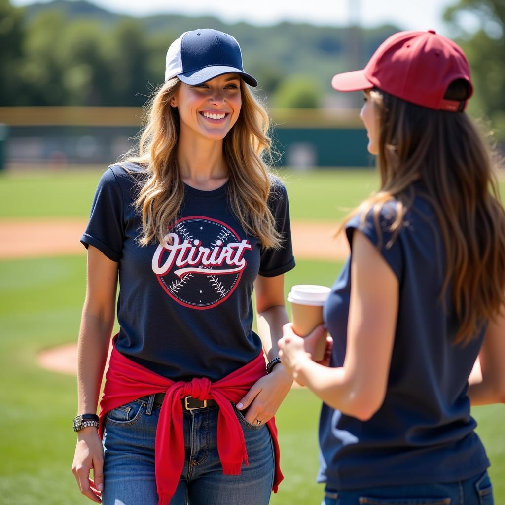 Stylish Baseball Mom Outfit