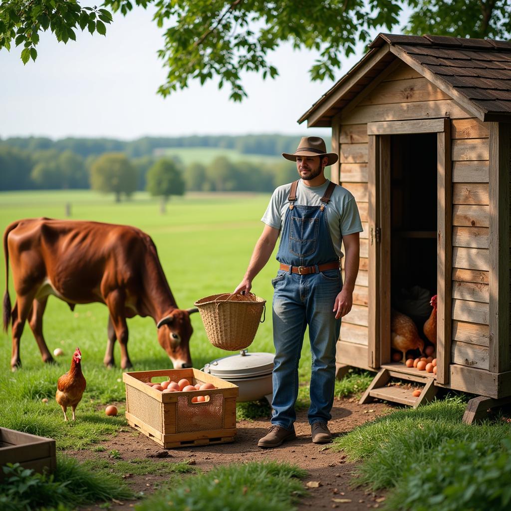 Sustainable Cow and Coop Integration