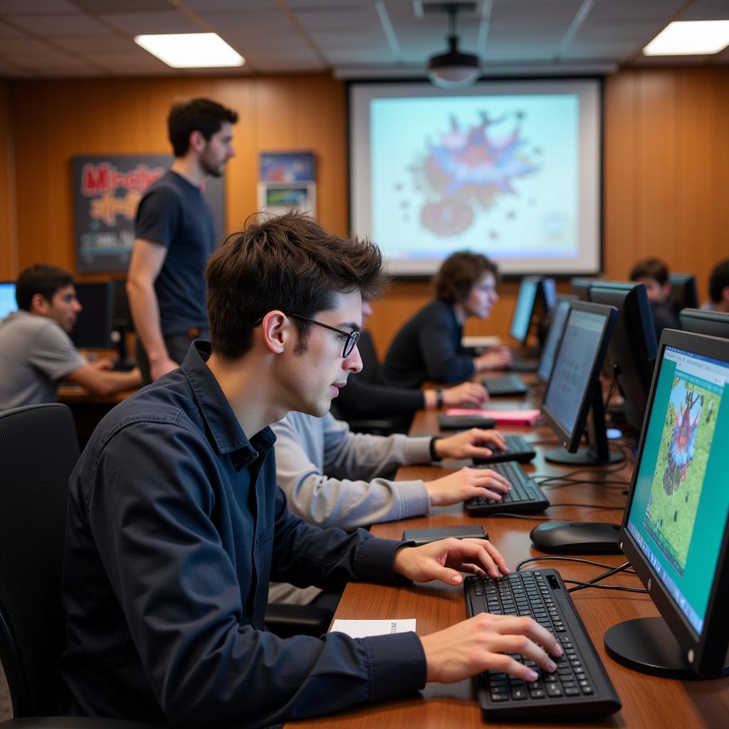 Texas Game Development University Program: Students Learning