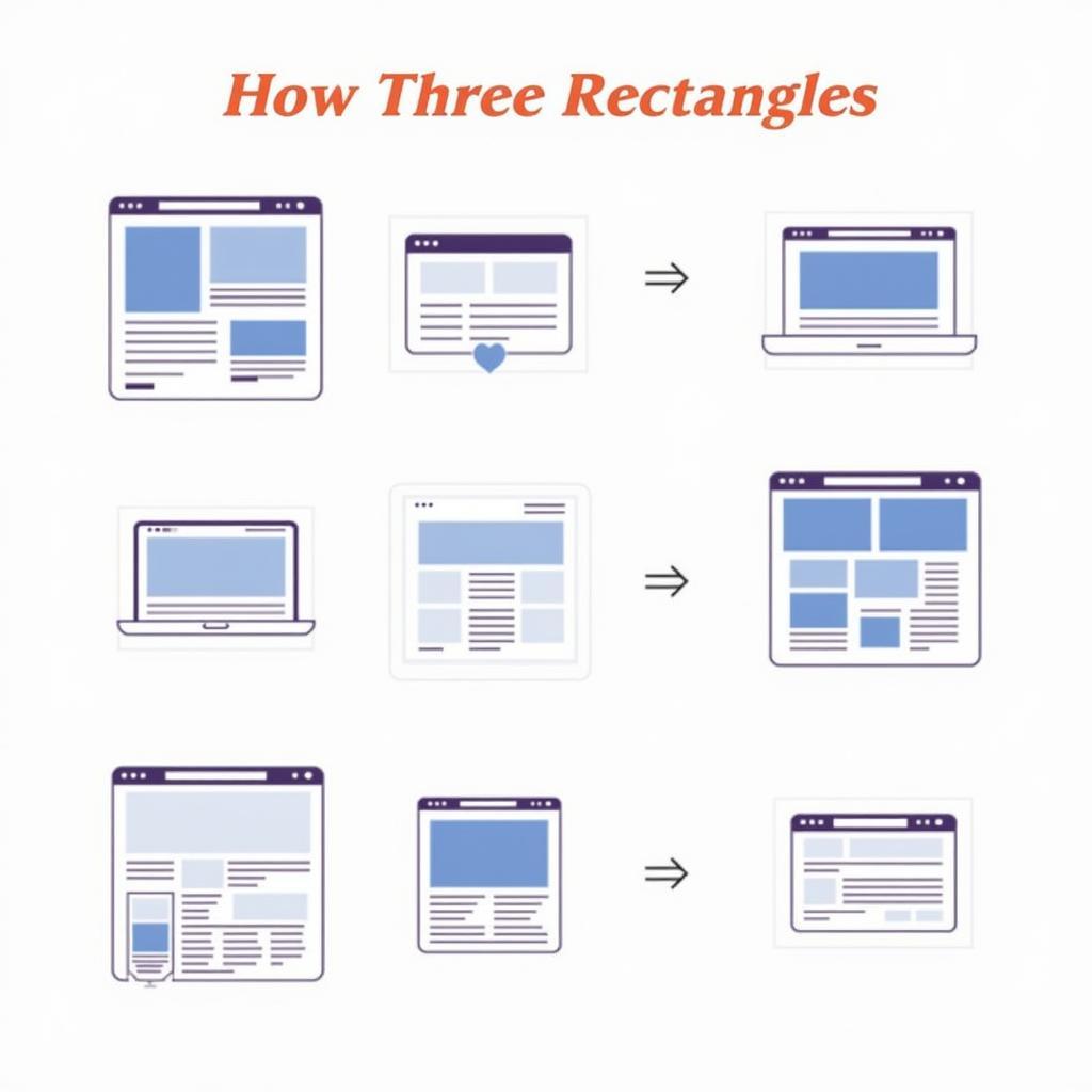 Three Rectangles in Design Applications