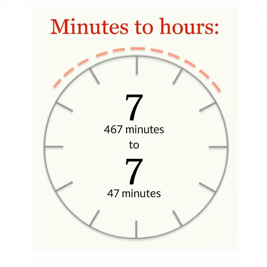 Time Conversion Chart: Minutes to Hours