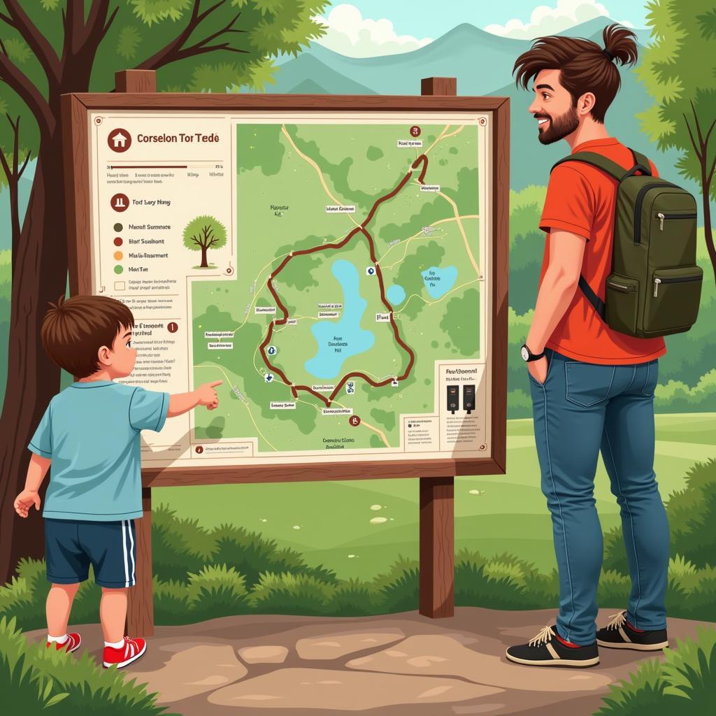 Choosing the right trail for hiking with a toddler