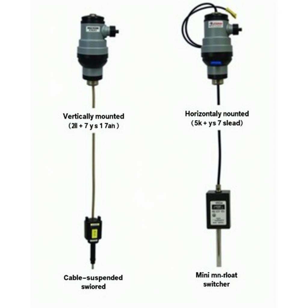 Various Types of 220V Float Switches for Liquid Level Control