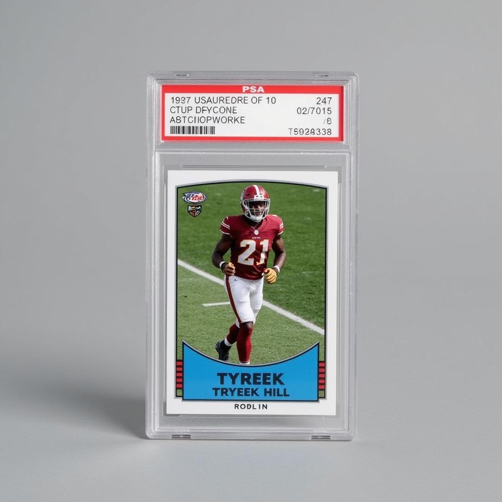 Tyreek Hill Rookie Card PSA 10