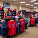 University of Toledo Bookstore Apparel Display