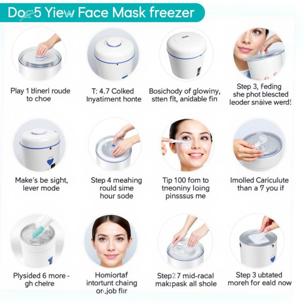 Steps to Use a Face Mask Freezer