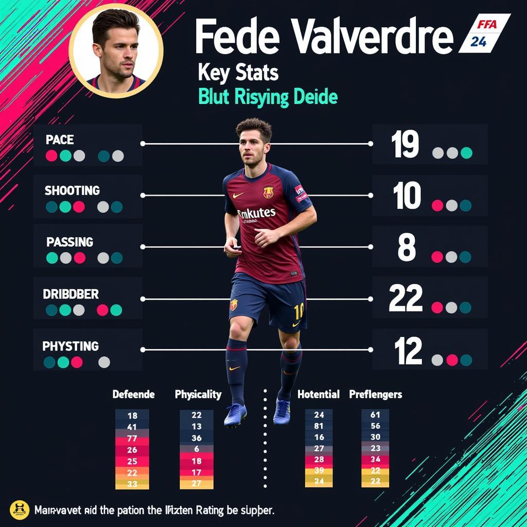 Fede Valverde FIFA 24 Stats Overview