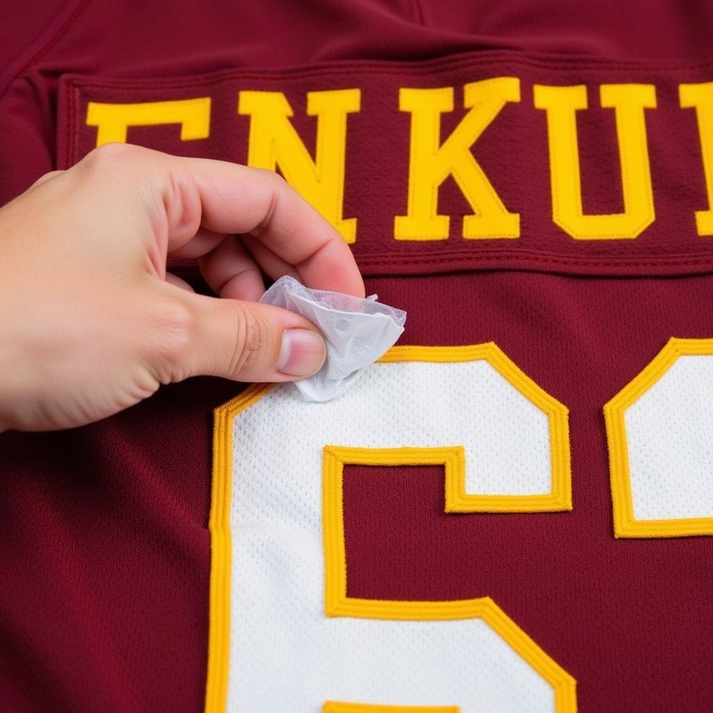 Caring for a Washington Redskins Throwback Jersey