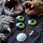 Close-up of Werewolf Costume Accessories