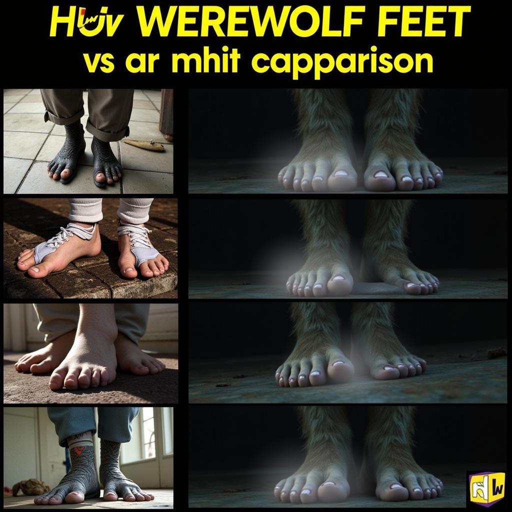 Werewolf Feet in Movies and Games