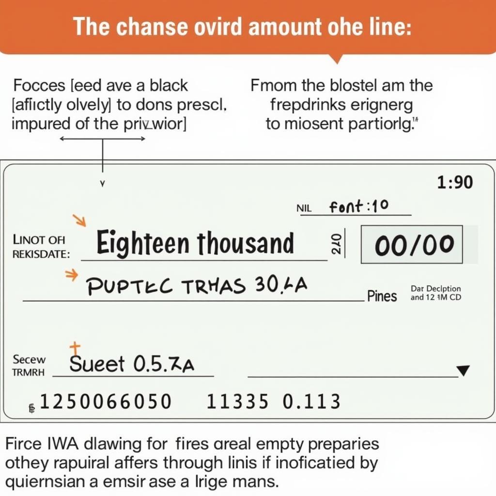 Writing the Amount in Words on a Check